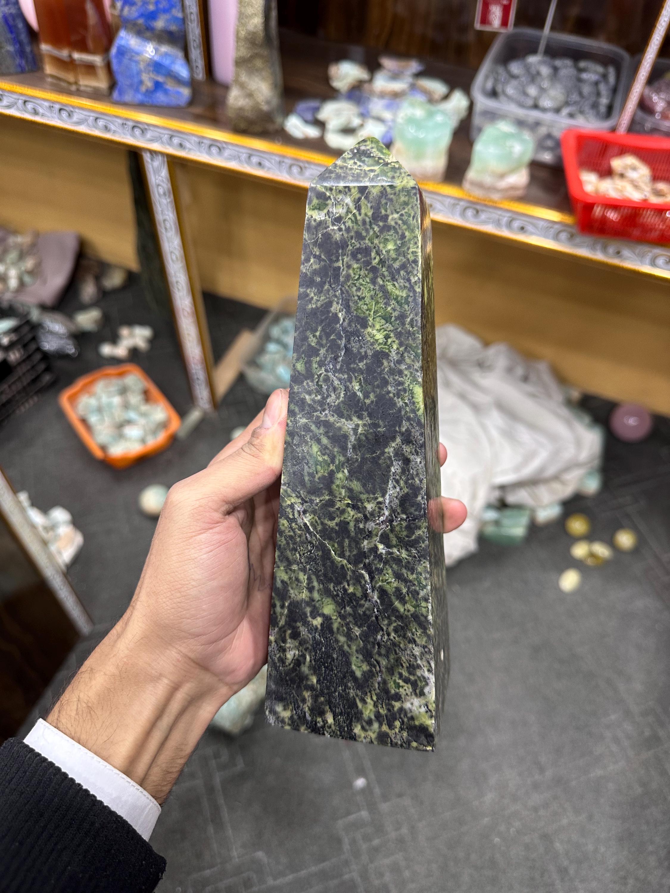 Top Quality 2.2kg Natural Snake Jasper Tower – Unique Polished
