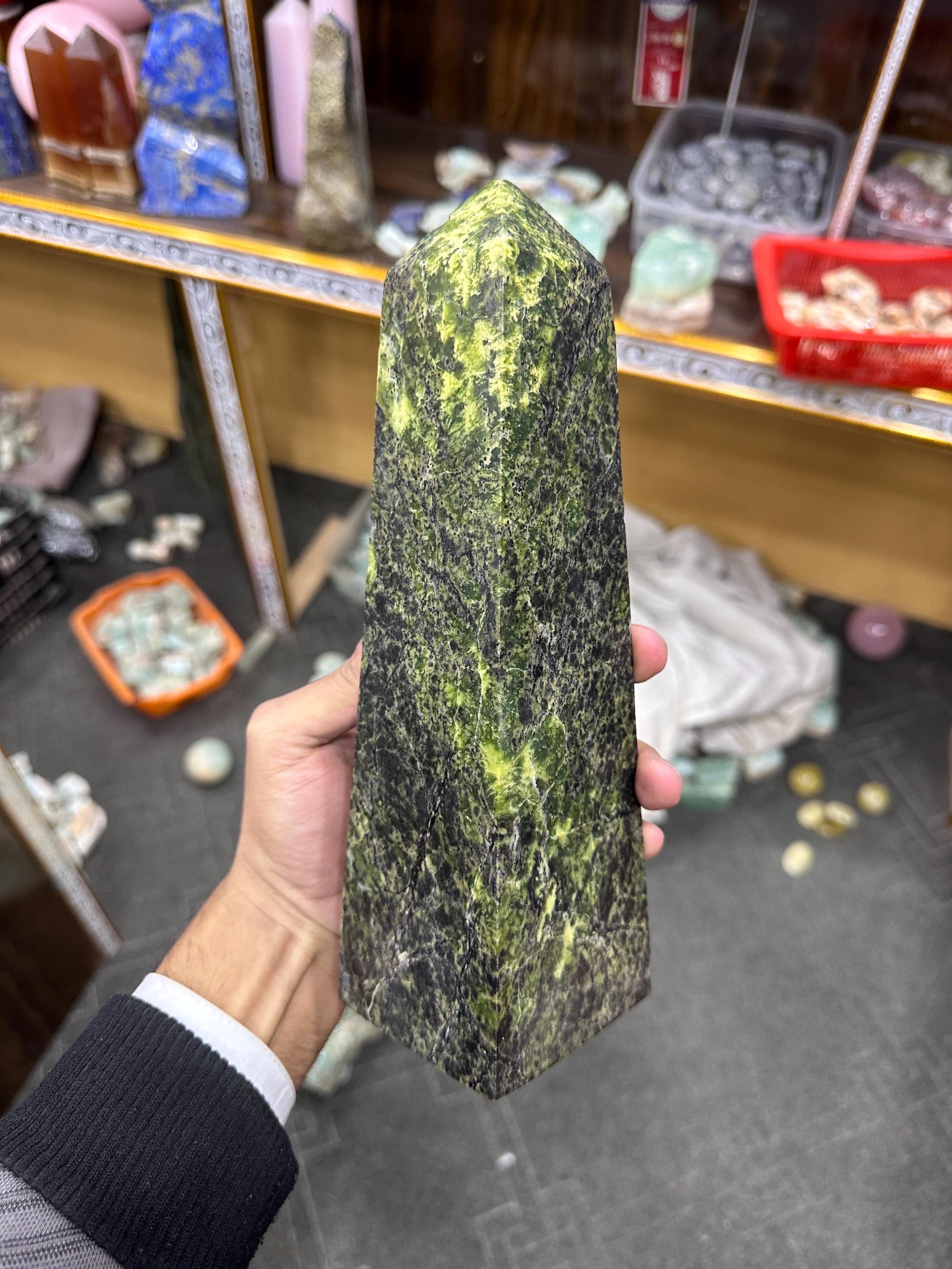 Top Quality 2.2kg Natural Snake Jasper Tower – Unique Polished