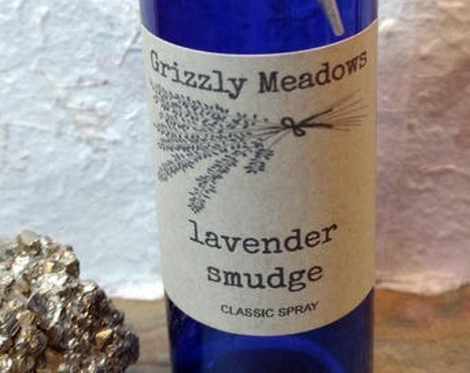 LAVENDER SMUDGE SPRAY - Energy Clearing Mist - Smoke-Free Alternative to Traditional Smudging - Clear Negative Energy From Home, Office