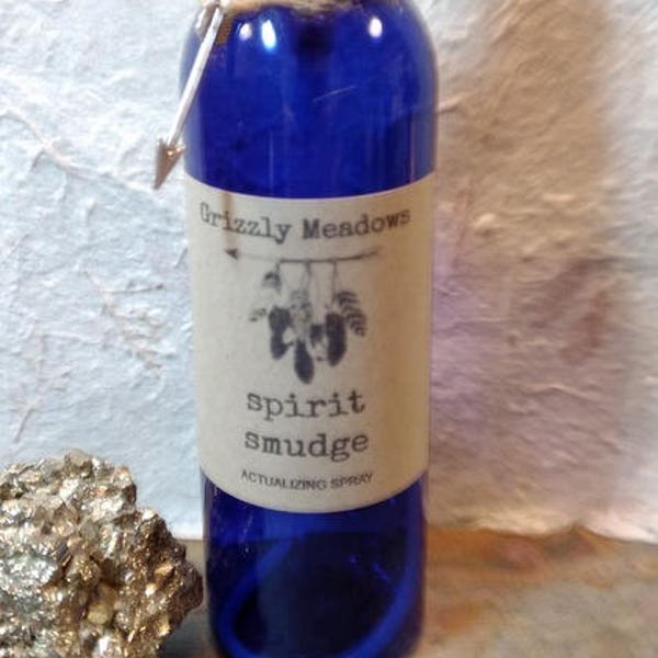 SPIRIT SMUDGE SPRAY (Sage)- Energy Clearing Mist - Smoke-Free Alternative to Traditional Smudging - Clear Negative Energy From Home, Office