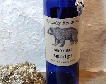 SACRED SMUDGE SPRAY - Energy Clearing Mist - Smoke-Free Alternative to Traditional Smudging - Clear Negative Energy From Your Home or Office
