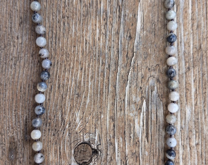 DENDRITIC AGATE Wyoming Necklace All Natural Semi-Precious Stones Healing Metaphysical