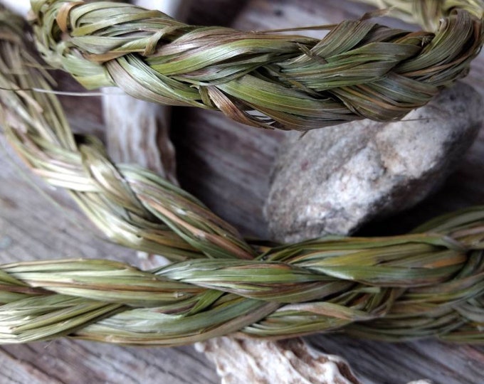 SWEETGRASS Braid MONTANA Grown Pesticide Free Clear Negativity From Your Home & Spaces