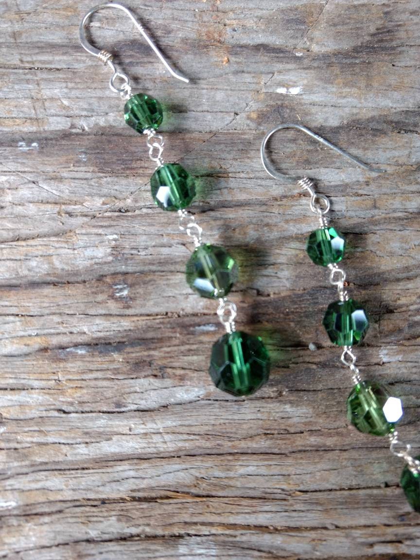 Swarovski Crystal Earrings by Designer Karen Curtis - Made in NYC