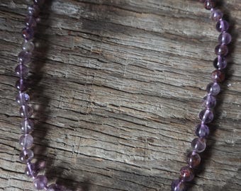 SUPER 7 Seven Beaded Gemstone, Sterling Silver Necklace