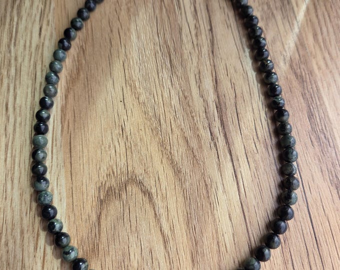 Kabamba Jasper Sterling Silver Necklace
