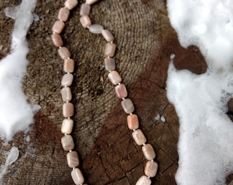 Sunstone (Oregon) Chakra Necklace All Natural Semi-Precious Stones Healing Metaphysical