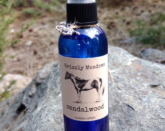 SANDALWOOD SMUDGE SPRAY - Classic Spray Mist - Smoke-Free Alternative to Traditional Smudging - Clear Negative Energy From Home, Office
