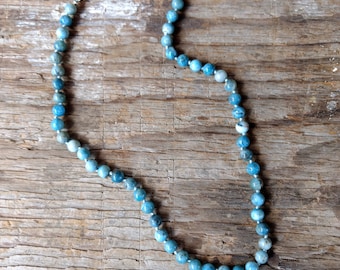 HEMIMORPHITE Necklace All Natural Semi-Precious Stones Healing Metaphysical