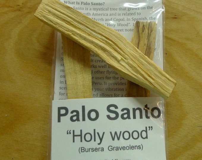 Smudge: Fresh Palo Santo Wood Trio Brings Positivity To Your Home & Spaces