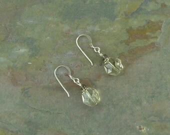 SMOKY QUARTZ Gemstone Earrings Sterling Silver Natural Stone
