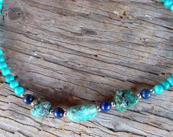 TURQUOISE & LAPIS LAZULI Necklace