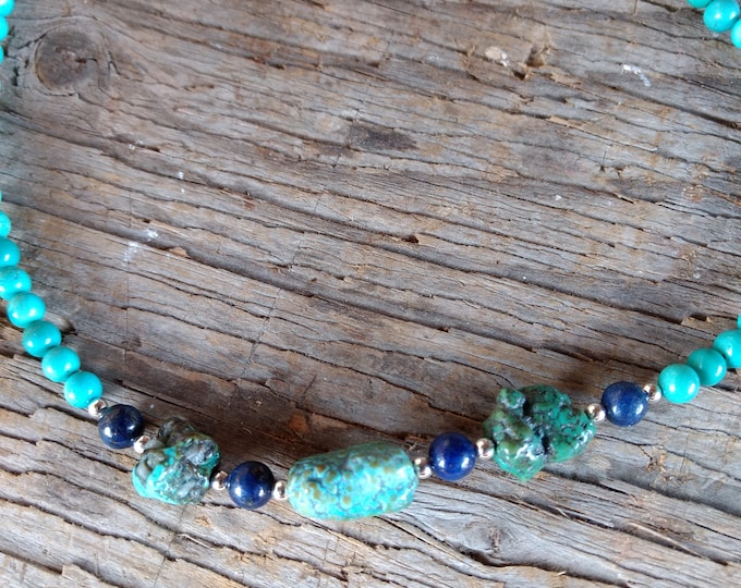 TURQUOISE & LAPIS LAZULI Necklace