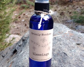 EUCALYPTUS SPEARMINT SMUDGE Spray - Classic Spray Mist - Smoke-Free Alternative to Traditional Smudging - Clear Negative Energy Home Office