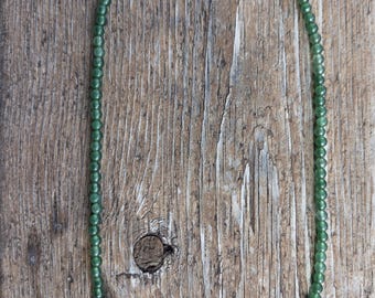 GREEN AVENTURINE Small Beaded NECKLACE
