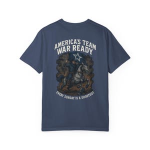 T-shirt des Cowboys de Dallas : t-shirt de fan de football prêt pour la guerre