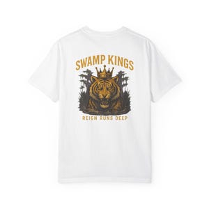 LSU Swamp Kings Unisex T-shirt, Louisiana State University Apparel, Bayou Sports Fan Gift, Cajun College Tee, LSU Football Shirt