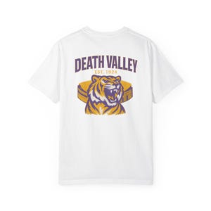 LSU Deaths Valley Unisex T-shirt, Louisiana State Football Tee, College Game Day Apparel, Tiger Fans Shirt, Geaux Tigers Top