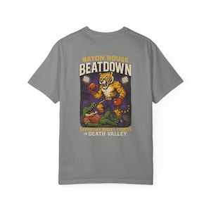 Baton Rouge Beatdown T-Shirt | Unisex Vintage Graphic Tee for Fighting Fans, Sports Lovers, Game Day Apparel, Unique Gift