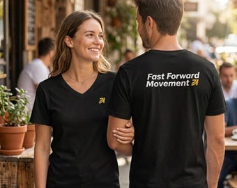 Fast Forward Movement V-Neck Tee Unisex
