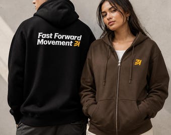 Fast Forward Movement || Unisex heavy blend zip hoodie