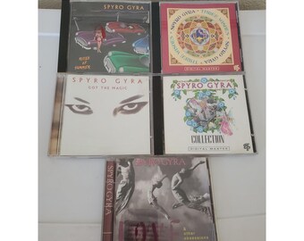 Spyro Gyra CD-set met 5 albums: Three Wishes, Got The Magic Rites, Summer Jazz Fusion.