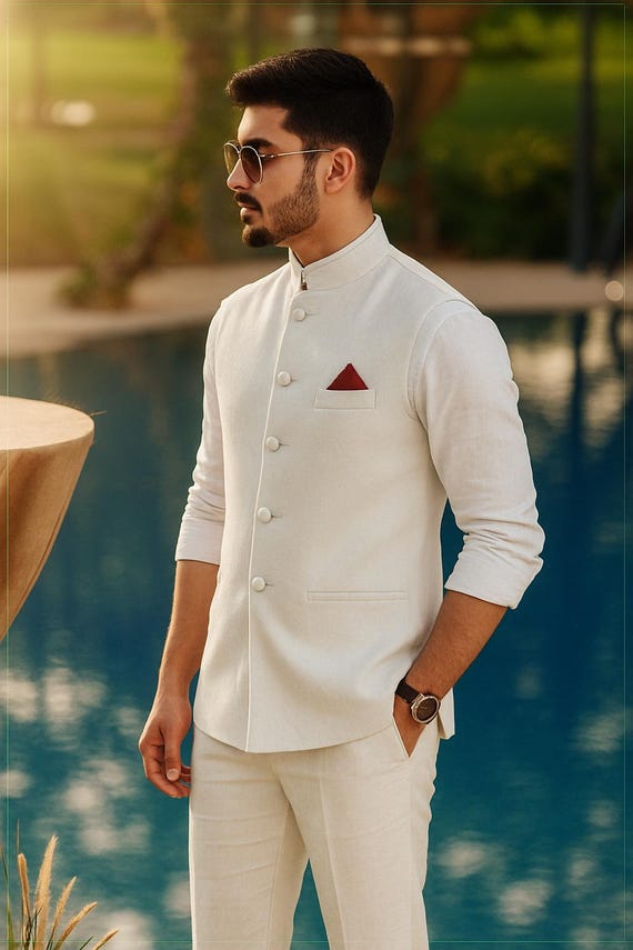 formal dress with nehru jacket Grey Jacket For Dress Modernist Grey Nehru Jacket