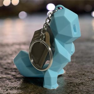 Cute Turtle LowPoly Keyboard Fidget w/ Keychain | Stress Relief, Stim Toy, ADHD, ASMR
