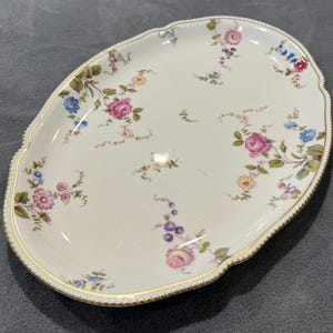 16&quot; Oval Serving platter Castleton Sunnyvale bone china