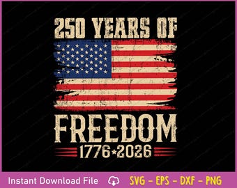 Vlag van de VS 250e verjaardag: patriottisch ontwerp (digitale download)