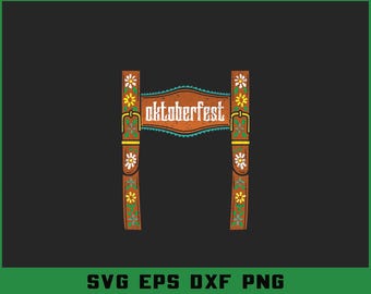 Oktoberfest SVG PNG: Diseño para fiesta de cerveza y pretzels (Descarga digital)