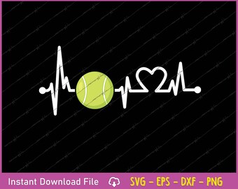 Projekt „Love Tennis Heartbeat”: zabawny prezent dla trenera i gracza (wersja cyfrowa do pobrania)