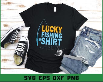 Lucky Fishing SVG: St. Patrick's Day Angler Design (Digital Download)