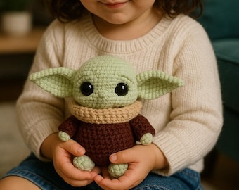 Kawaii Alien Crochet Pattern: Baby Amigurumi Toy (PDF Pattern)