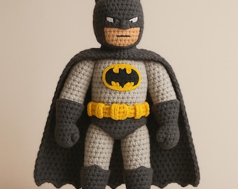 Crochet Superhero-inspired mask Amigurumi Pattern – PDF Digital Download | Plush Toy | For Crochet Lovers | Beginners Friendly