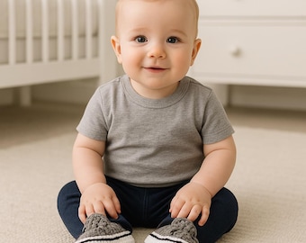 Little Sneaker Booties&quot; Crochet Pattern – Baby Converse-Inspired Shoes | Instant Download, Beginners Friendly