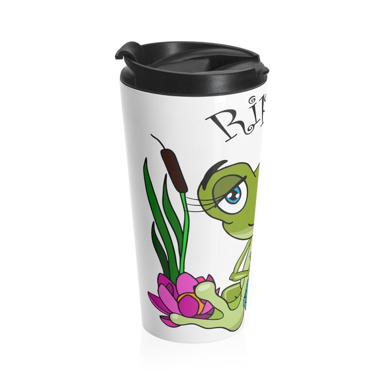 Frog Graphic Gifts for Her Stainless Steel Travel Mug Rip It SS Travel Mug for Crocheters