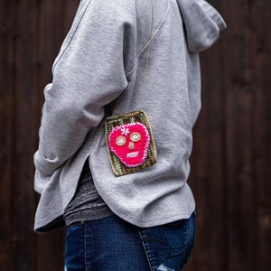 sugar skull purse