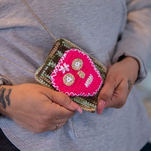 sugar skull purse