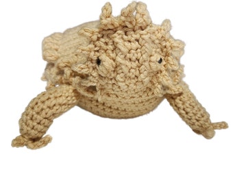 Horny Toad Plushie, Texas Horned Lizard Plush Toy, Handmade Crochet, Back to School Teacher Gifts