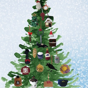 Nostalgic It&#39;s a Wonderful Life Crochet Advent Calendar Ornament Patterns Ebook – Christmas Mom Gift