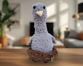 Virkmönster för amigurumi till babyörn: Enkelt DIY för fågelälskare (PDF-mönster)
