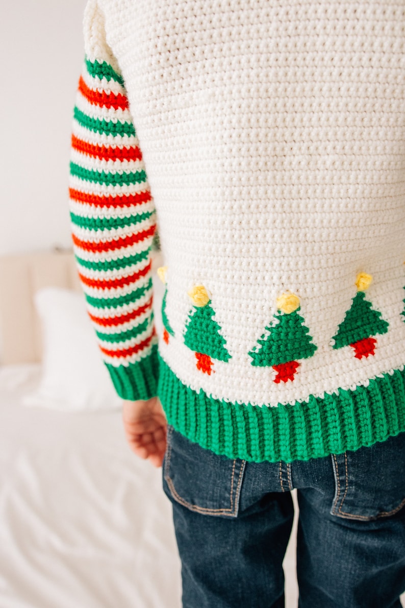 Christmas Elf Sweater Crochet Pattern