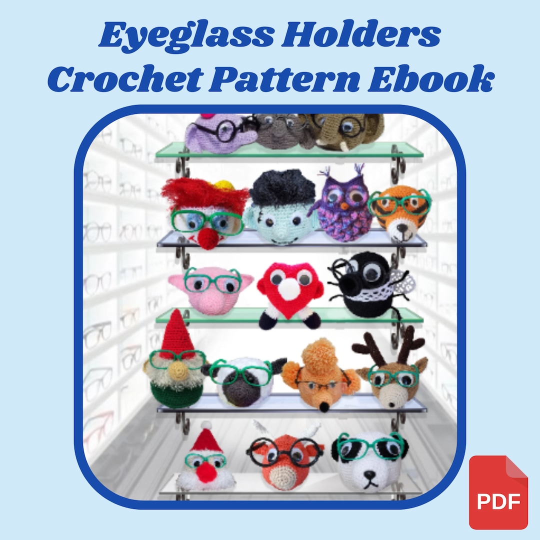 Crochet Pattern Book, Eyeglass Holder Crochet Patterns Ebook, 17