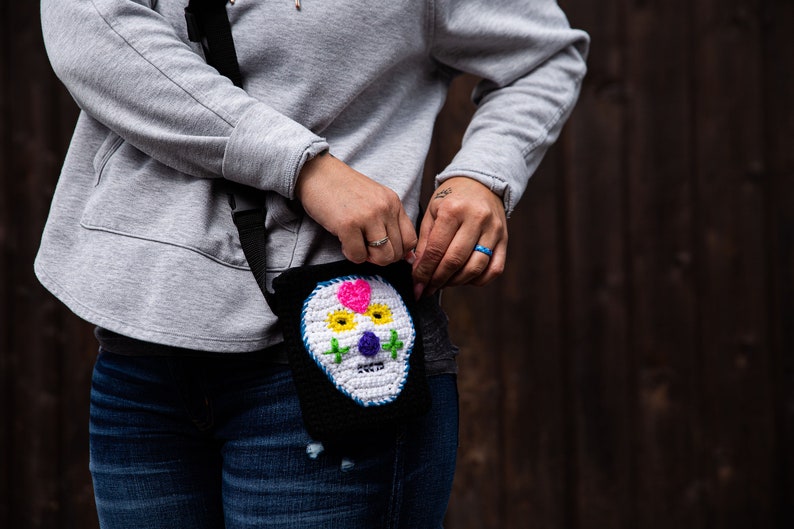 sugar skull purse