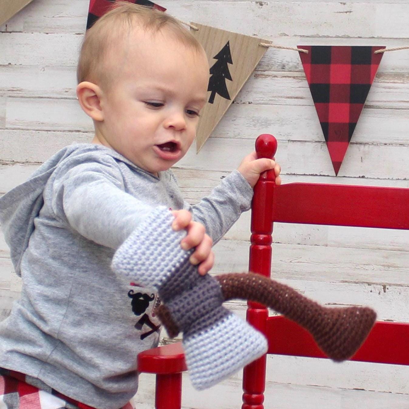 Crochet Viking Axe Baby Rattle Pattern (PDF Pattern) - Etsy