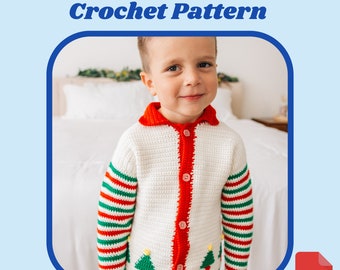 Christmas Sweater Crochet Pattern, Christmas Crochet Pattern, Christmas Gift
