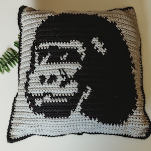 Crochet Pattern Pillow Bundle - Whale Pillow, Gorilla Pillow, Horny Toad Cushion, Polar Bear Pillow - Home Decor Patterns