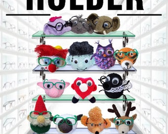 Crochet Pattern Book, Eyeglass Holder Crochet Patterns Ebook, 17 Adorable Eyeglass Holder Patterns, Crochet Home Decor