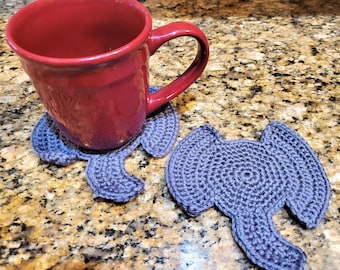 Elephant Crochet Pattern: Coaster, Jewelry, Applique (PDF Download